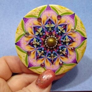 Mandala Jeweled Makeup Mirror  (Clone listing #2)